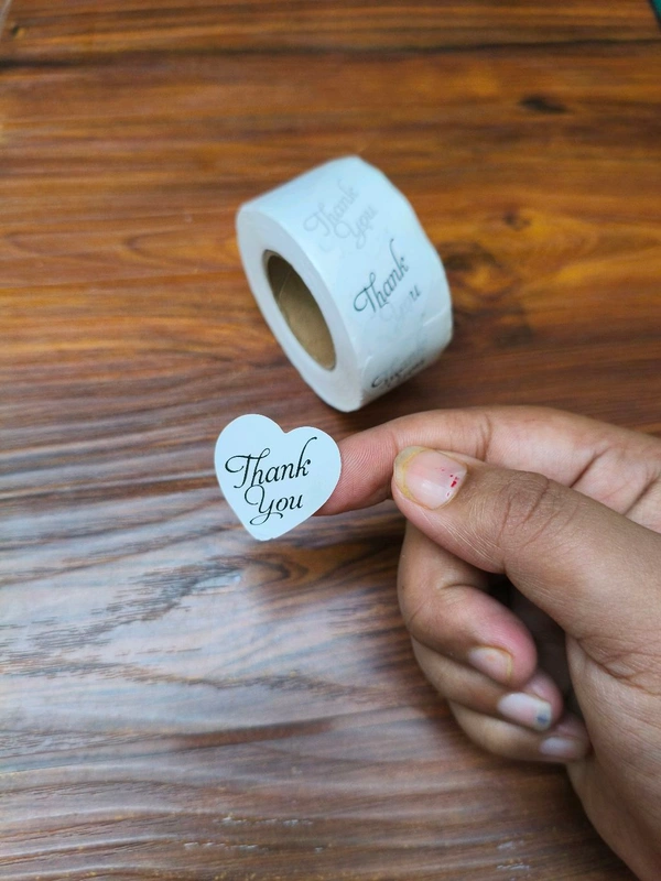 Thankyou Stickers 1" Inches 500 Pcs 