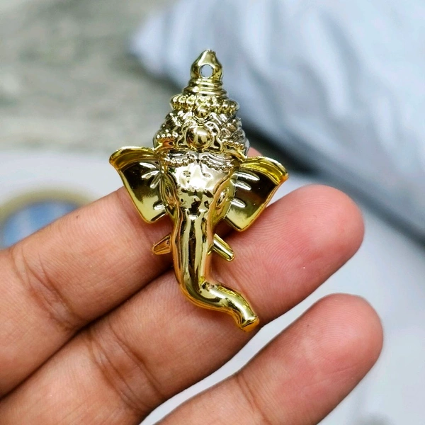 Golden Ganpati Charms (100pcs) 4cm