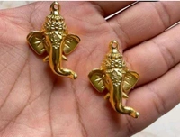 Golden Ganpati Charms (100pcs) 4cm