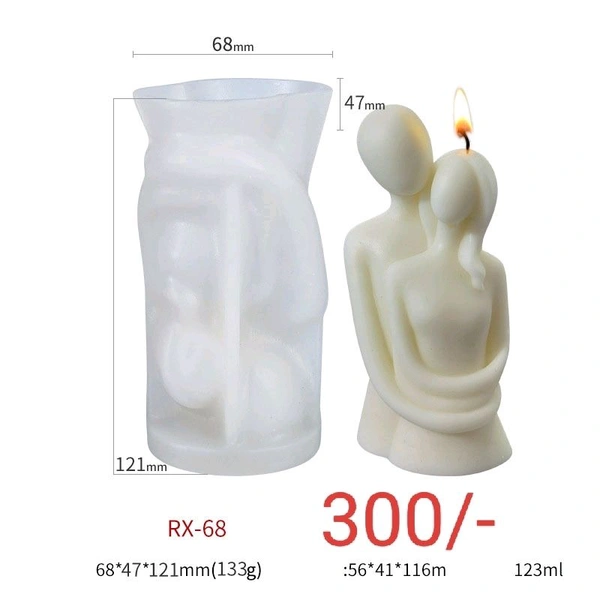 Couple Candle Mold RX 68