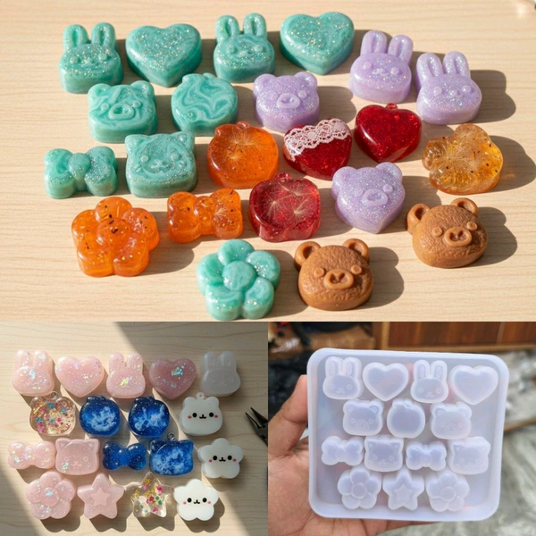 Animal Cute Tiny Charms And Jwellery Mold 
