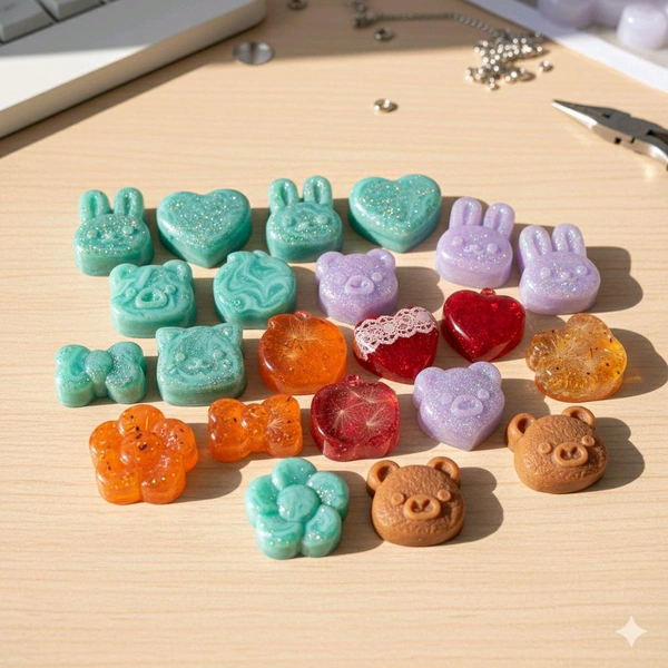 Animal Cute Tiny Charms And Jwellery Mold 
