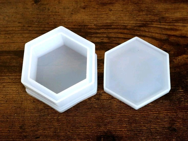 Hexagon Storage Box / Candle Mold 