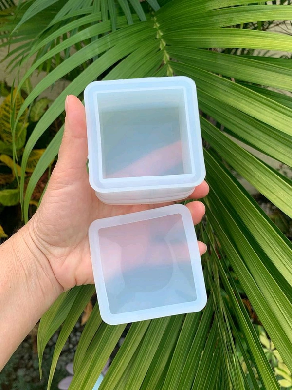 Square Storage Box / Candle Mold 