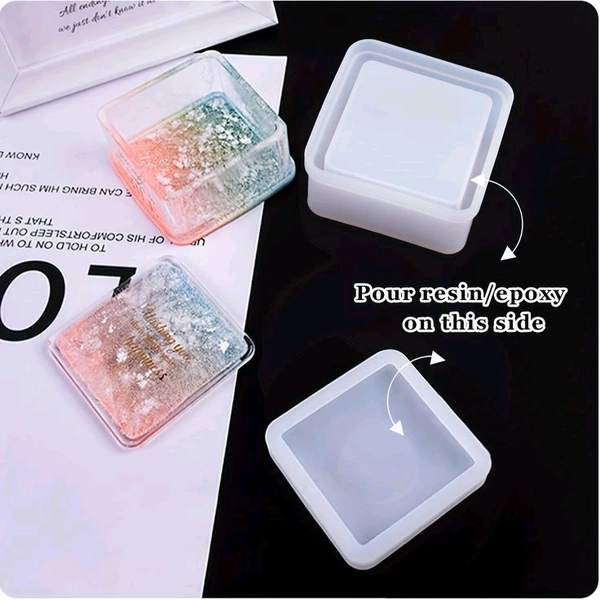 Square Storage Box / Candle Mold 