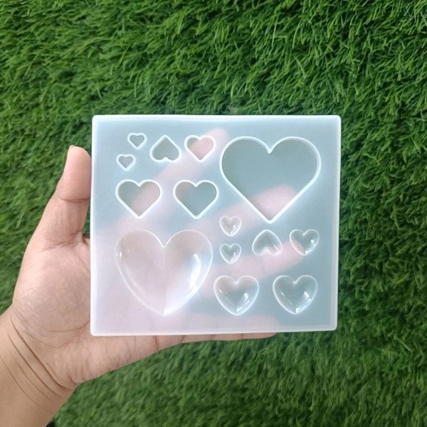Multi Hearts Mold (Big) 