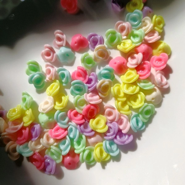 Jwellery Making Charms / Beads 25 Grms (3d Rose)