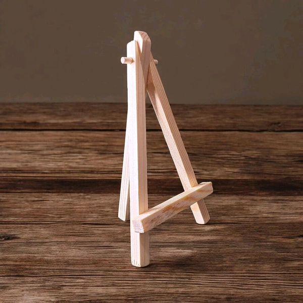4" Inch Wooden Easel Stand 1 Pc Without Screw 