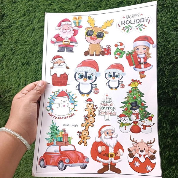 Christmas Theme INSERT SHEET A4
