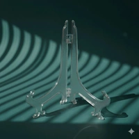 Acrylic Easel Stand 8 Inch (2pc Combo ) 