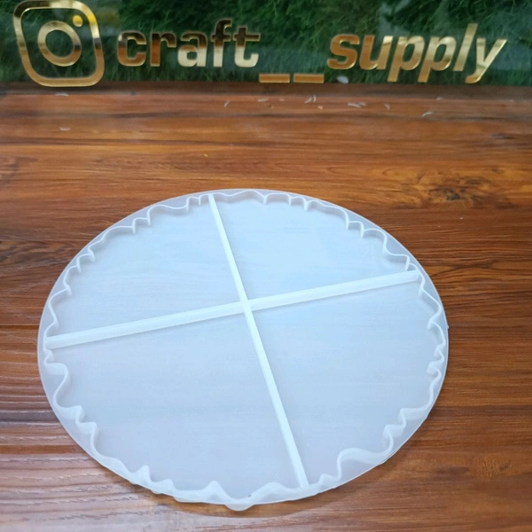 Pizza Slice Shape 4 in1 Cavity Coster Tray 