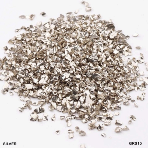 Matelic Resin Stone Pure Silver  50 Grms 