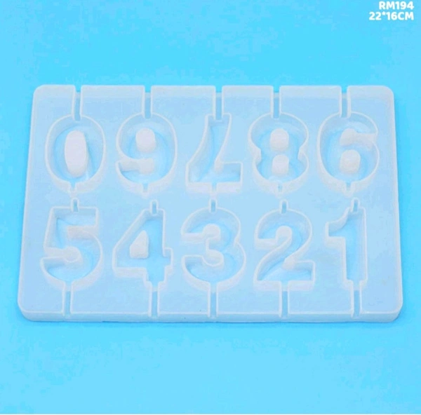 Numerical Candle Mold 