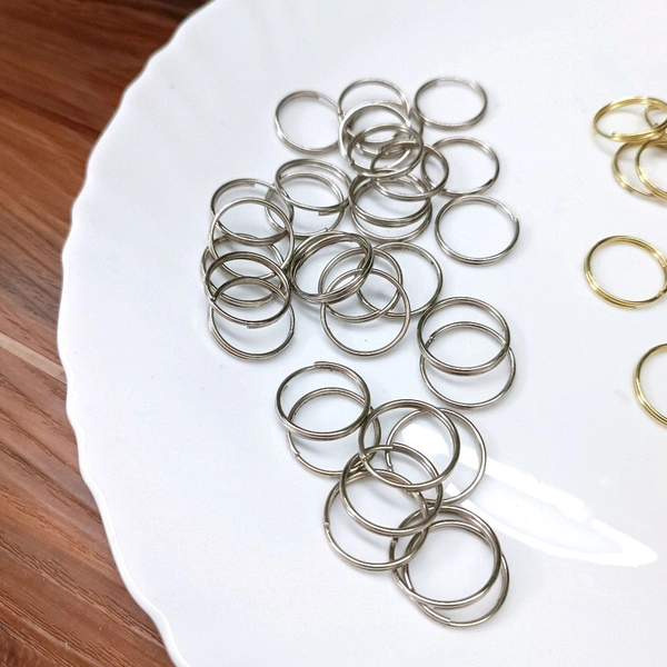 Large Size Jump Rings Silver (20 Grms) Double Ring