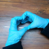 Rubber Hand Gloves 1 Pair (Blue)