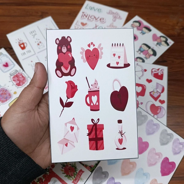 Love Tag 10 Sheets Combo (4"6inches) 