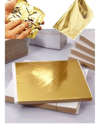 Golden Foiling / Flake  Sheets (25pc 