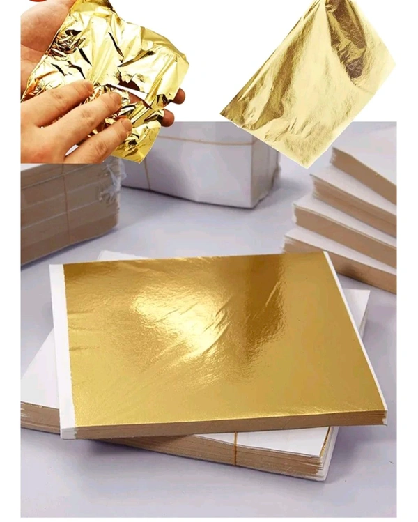 Golden Foiling / Flake  Sheets (25pc 