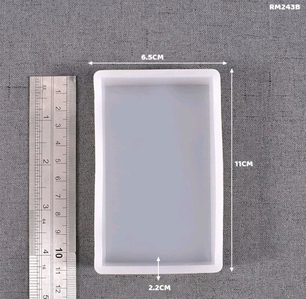 Resin Block Mold 6.5×11 CM22 mm deep (Rose Preservation) 
