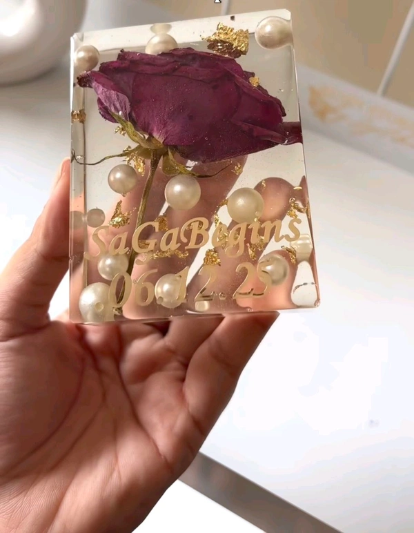 Resin Block Mold 6.5×11 CM22 mm deep (Rose Preservation) 