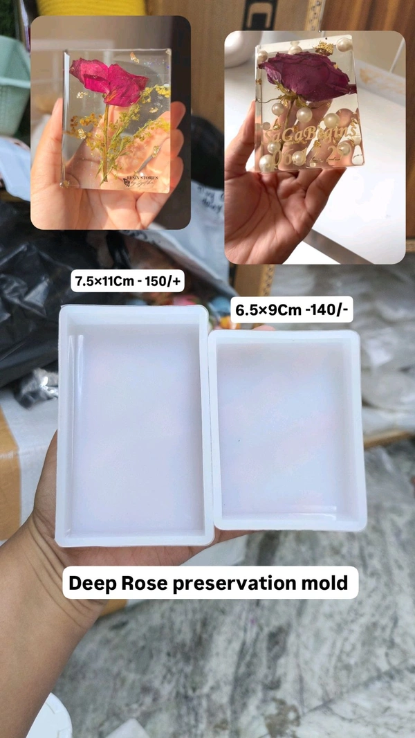 Resin Block Mold 7.5×11cm  (22MM DEEP) 