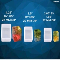 Resin Block Mold 2.65 Inch (22MM DEEP)(small) Rose Preservation 