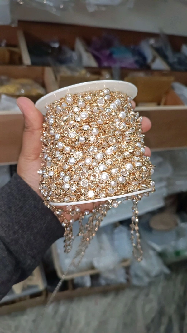 Pearl Diamond Chain Multipurpose (1mtr) 