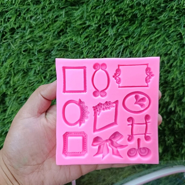 3d Frame Clay / Candle Mold  - 4"4 Inch