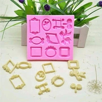 3d Frame Clay / Candle Mold  - 4"4 Inch