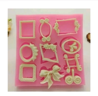 3d Frame Clay / Candle Mold  - 4"4 Inch
