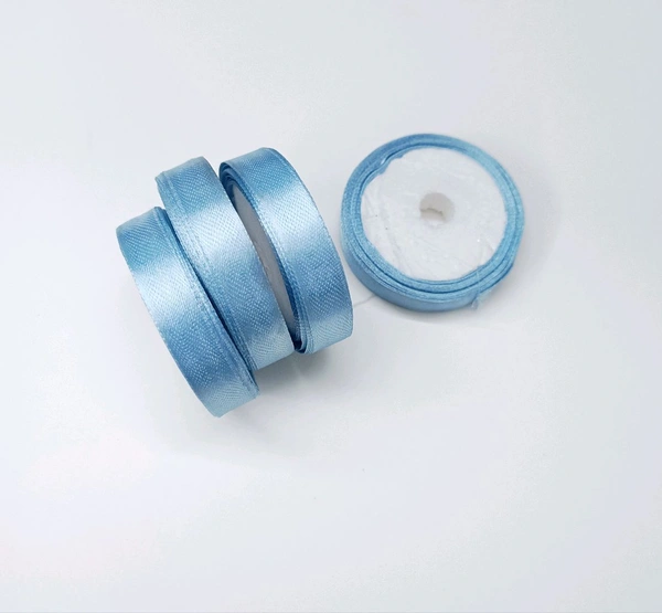 Satin Ribbon (0.5inch witdh) Light Blue 