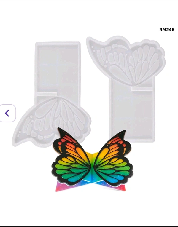Butterfly Bookstand Mold 2 Pc 