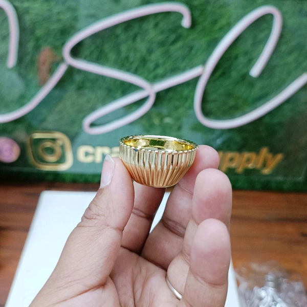 Golden Katori/ Wati 100 Pcs (3cm)