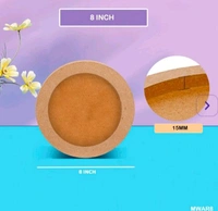 8" Inch Round Deep MDF coster Frame (Moon Art)