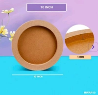 10" Inch Round Deep MDF coster Frame (Moon Art) 