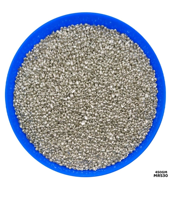 Silver Resin Curved Stone / Granules 50 Grms 