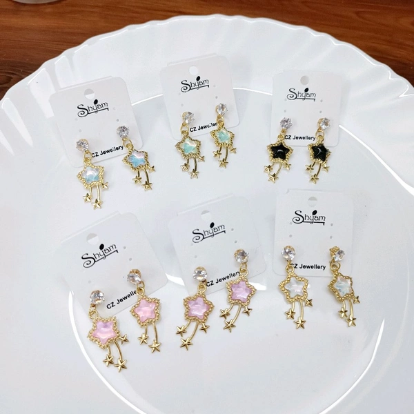 Star Earings Pair ( Random )