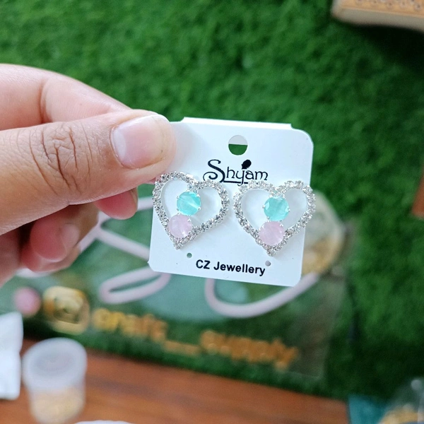 Heart Diamond Earing 