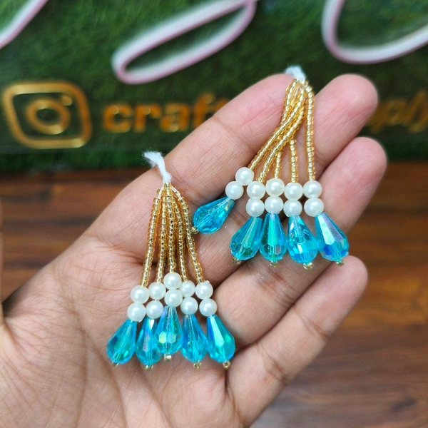 Blue Diamond Moti Latkan / Tessel / Hanging 1 Pc 