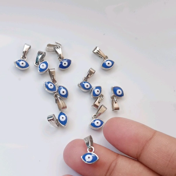 Minimal Evil eye Charm Pack Of 10 Pc 