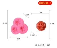3d Rose Candle Mold 