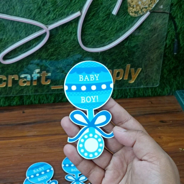 Baby Boy Toy Wooden MDF  Cutout Pair 