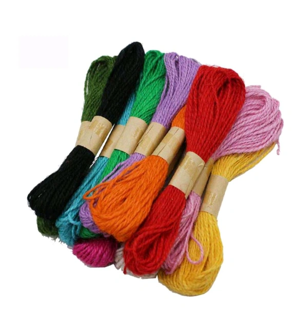 Coloured Jute Thread (2pc) 