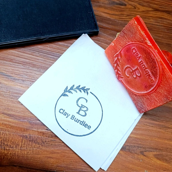 Brand Name Or Brand Logo Stamp With Ink Pad 1.5 Inch 