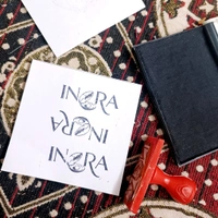 Brand Name Or Brand Logo Stamp With Ink Pad 1.5 Inch 