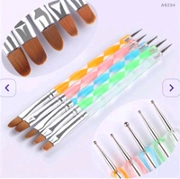 5 Pc Emboss Tool With Brush