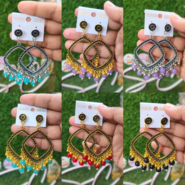 30 Pcs Mix Beaded Jhumka 