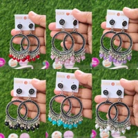 30 Pcs Mix Beaded Jhumka 