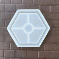 Hexagon Trinket Tray / Ash Tray Mold (4")