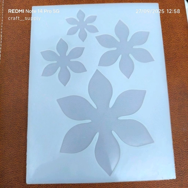4 Pc Big Flower Mold 
